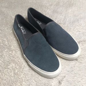Keds women’s perforated suede slip-on sneakers